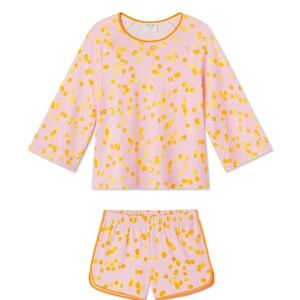 Excellent Condition Lake Brand Pima Penny Shorts Set in Pomelo XS